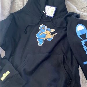Black Cookie Monster Hoodie 